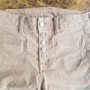 Buttonfly corduroy pants